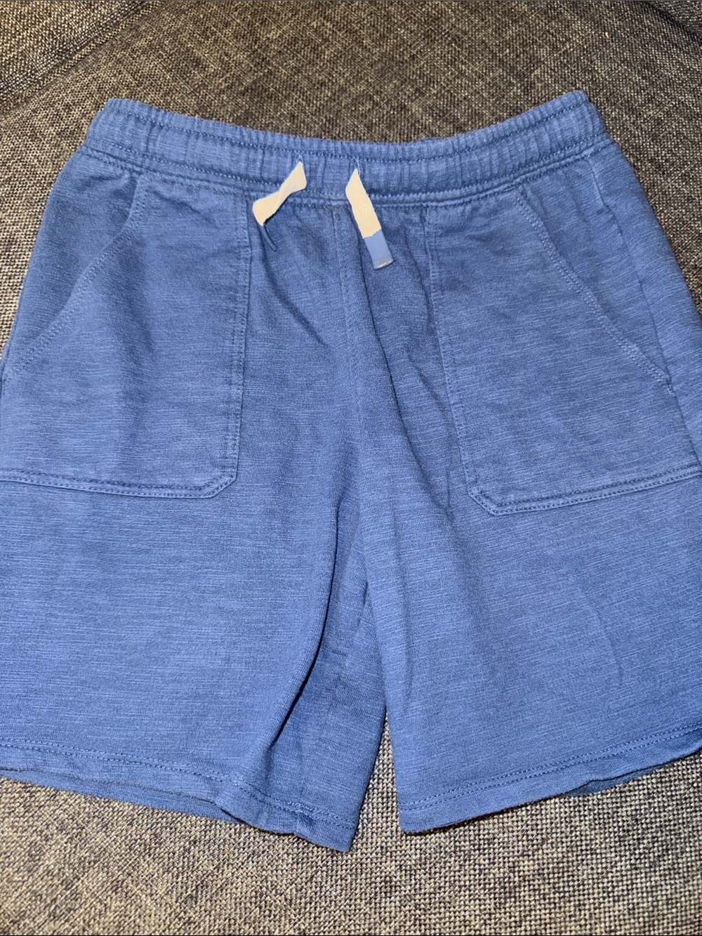 wonder nation Boy’s Heathered Blue Drawstring Athletic Shorts